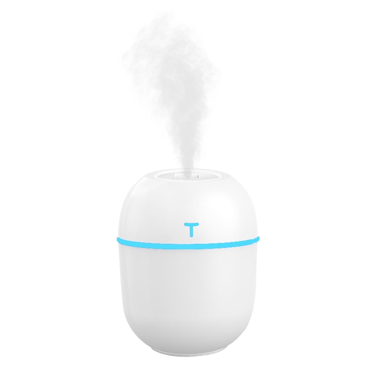 Humidificador Mini Colorido Y Fresco, Humidificador Personal De Escritorio USB Para Auto, Oficina, Dormitorio, Etc. Apagado Automático, 2 Modos De Niebla, Súper Silencioso. (Blanco)