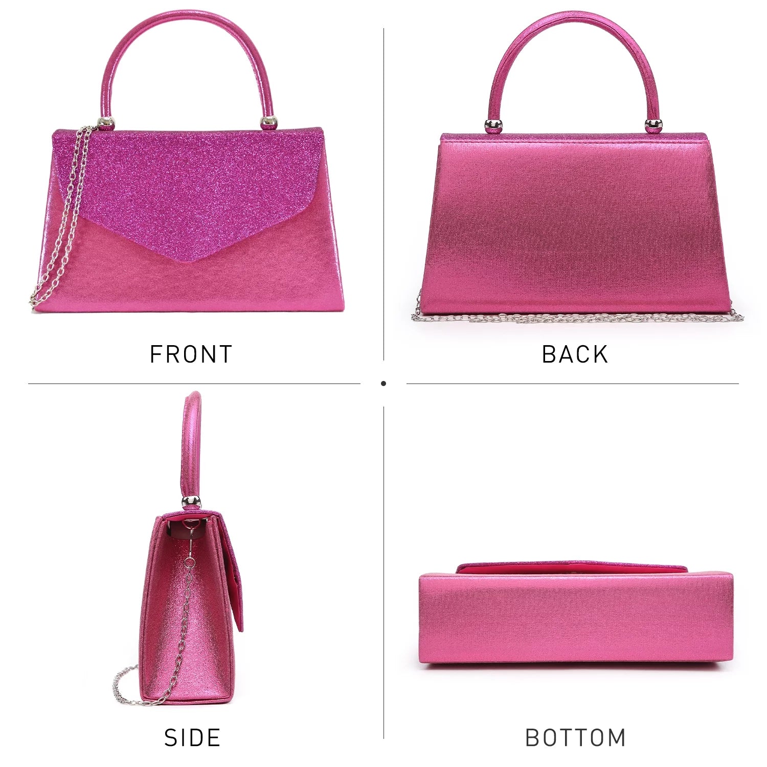 Bolso De Noche Para Mujer, Carteras De Fiesta, Carteras De Boda, Bolsos De Cóctel, Bolsos De Graduación Con Brillo Escarchado