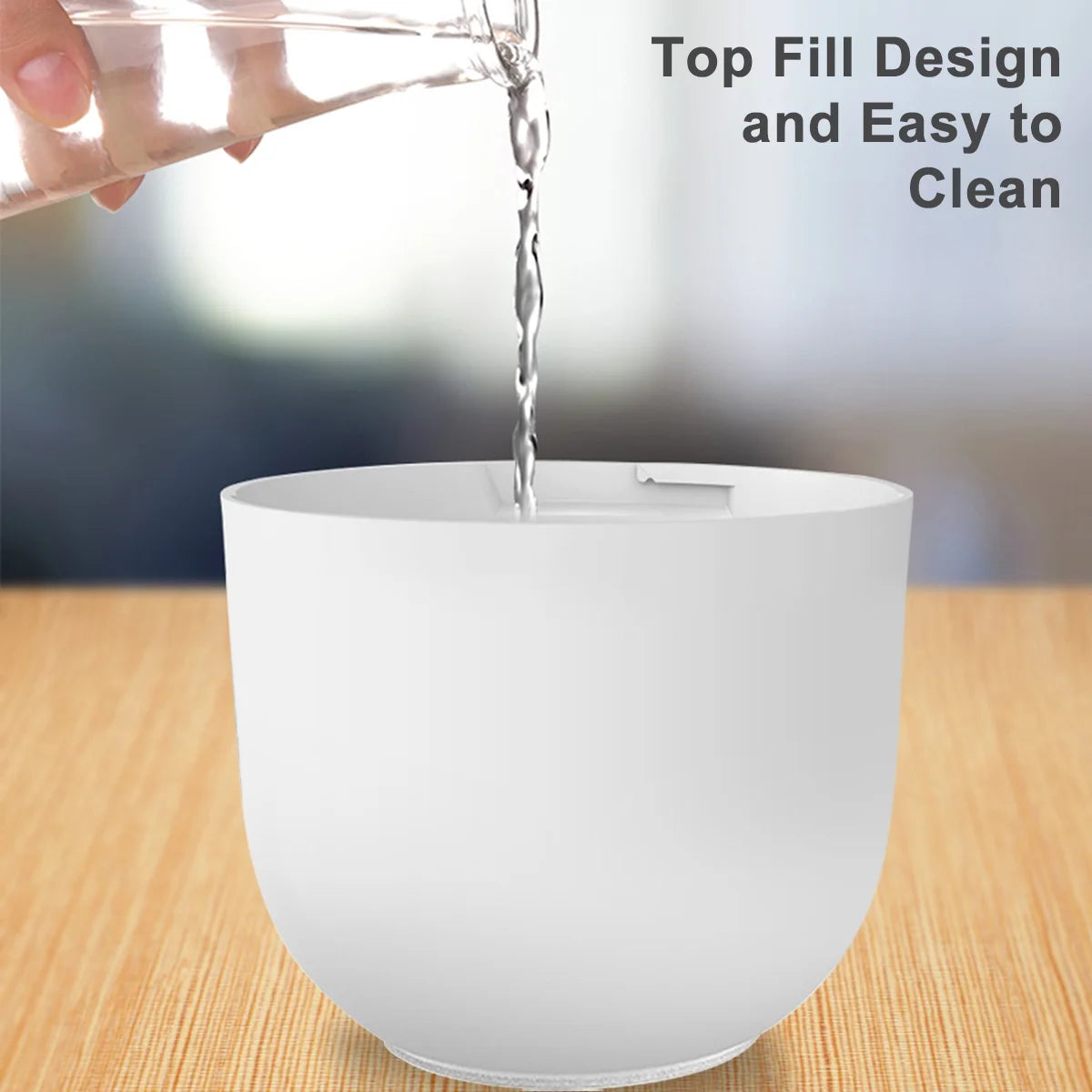 Humidificador Mini Colorido Y Fresco, Humidificador Personal De Escritorio USB Para Auto, Oficina, Dormitorio, Etc. Apagado Automático, 2 Modos De Niebla, Súper Silencioso. (Blanco)