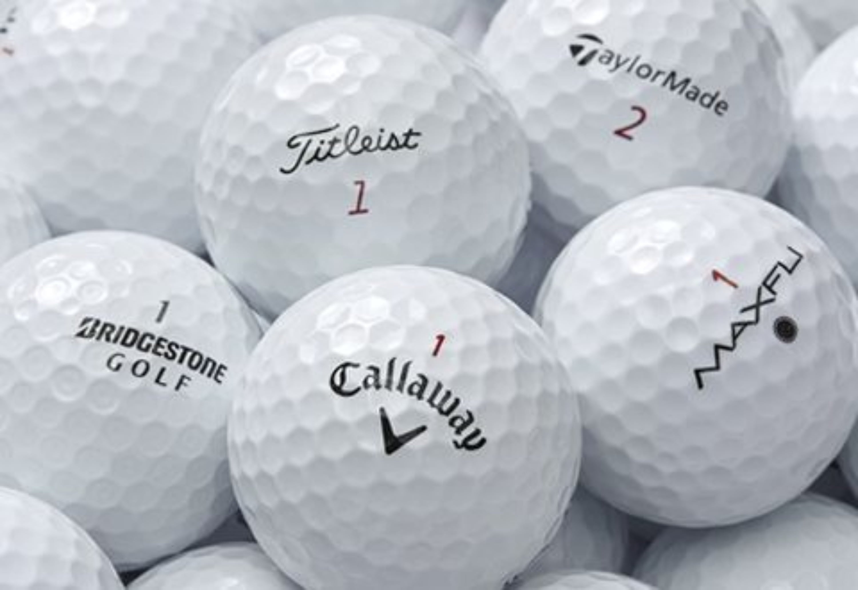 Callaway Pelotas De Golf Mix, Cerca De Menta, 4A, Calidad AAAA, Paquete De 36, Blanco