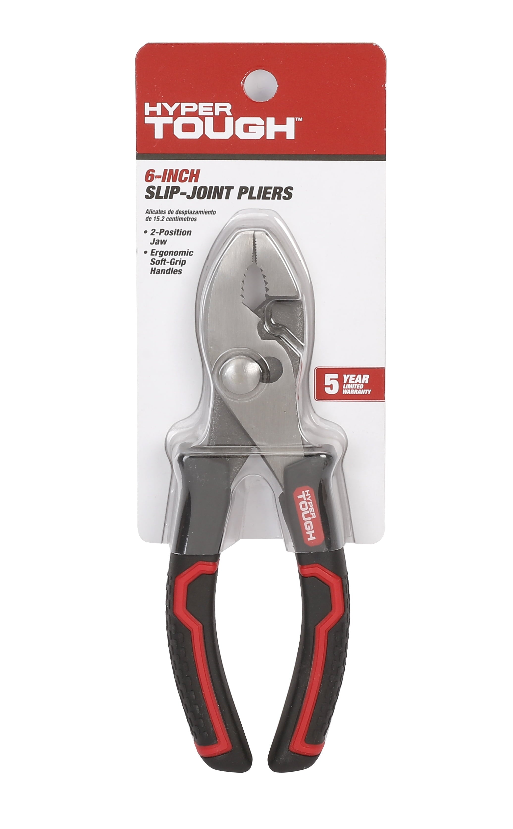 Alicates Estándar De 6", Mango Ergonómico, Mandíbula De 2 Posiciones