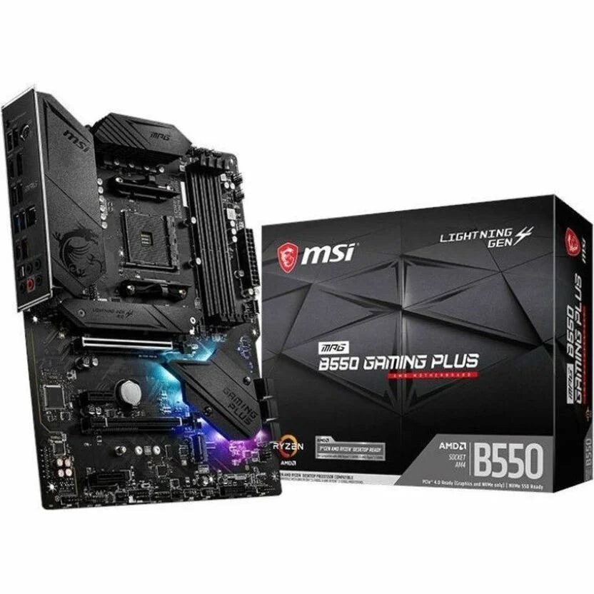 MPG B550 GAMING plus Placa Base De Escritorio Chipset AMD, Socket AM4, ATX